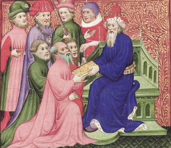 Marco Polo en la corte