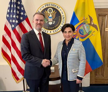 La Canciller Gabriela Sommerfeld y