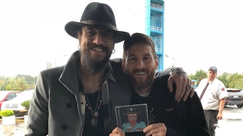 El mensaje de Daniel Osvaldo para Messi desde su internación: “Te voy a extrañar”