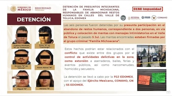 Seis de los 11 detenidos