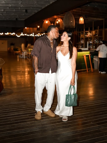 Jefferson Farfán e Xiomy Kanashiro