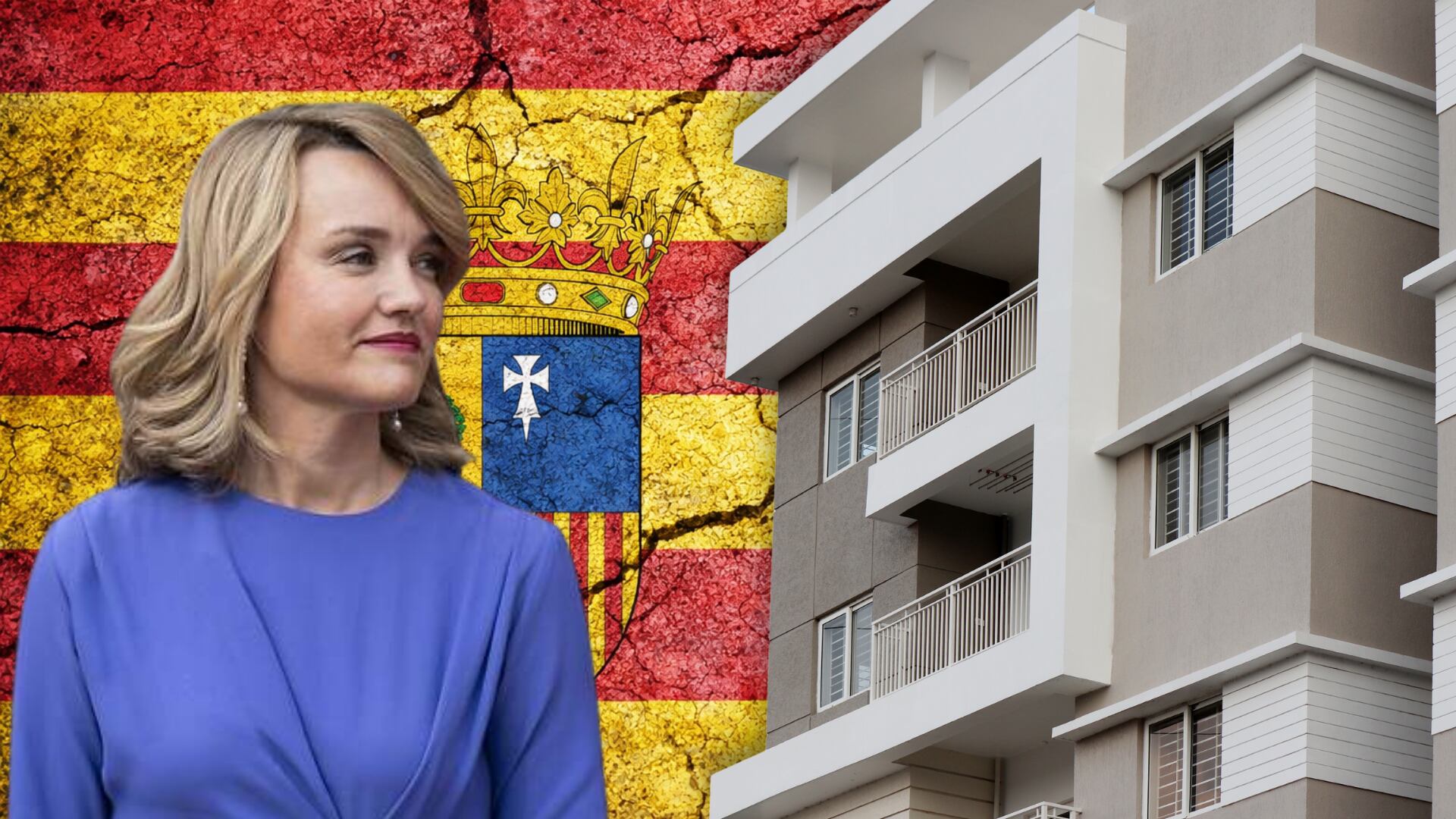 Las propuestas de vivienda de la candidata socialista a la presidencia de Aragón, Pilar Alegría (Montaje Infobae)