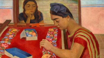 “La Bordadora”: un cuadro recién