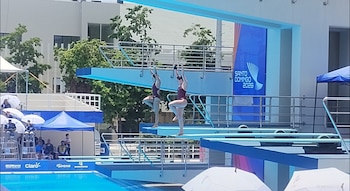 Zyanya Parra y Rut Paez aseguran primer lugar desde el trampolín de 3 metros (X: Olimpismo Mexicano)