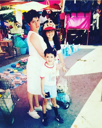 Alexa Zuart, su hermano Hugo