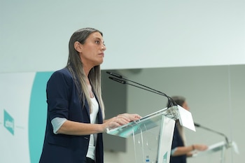 27/10/2026 La vicepresidenta de Junts, Miriam Nogueras, durante la presentación de los cabeza de lista de Junts per Catalunya, a 27 de octubre de 2026, en Barcelona, Catalunya (España). Junts ha presentado sus principales candidatos a las elecciones generales del 29 de noviembre (29N).
POLITICA
David Zorrakino - Europa Press