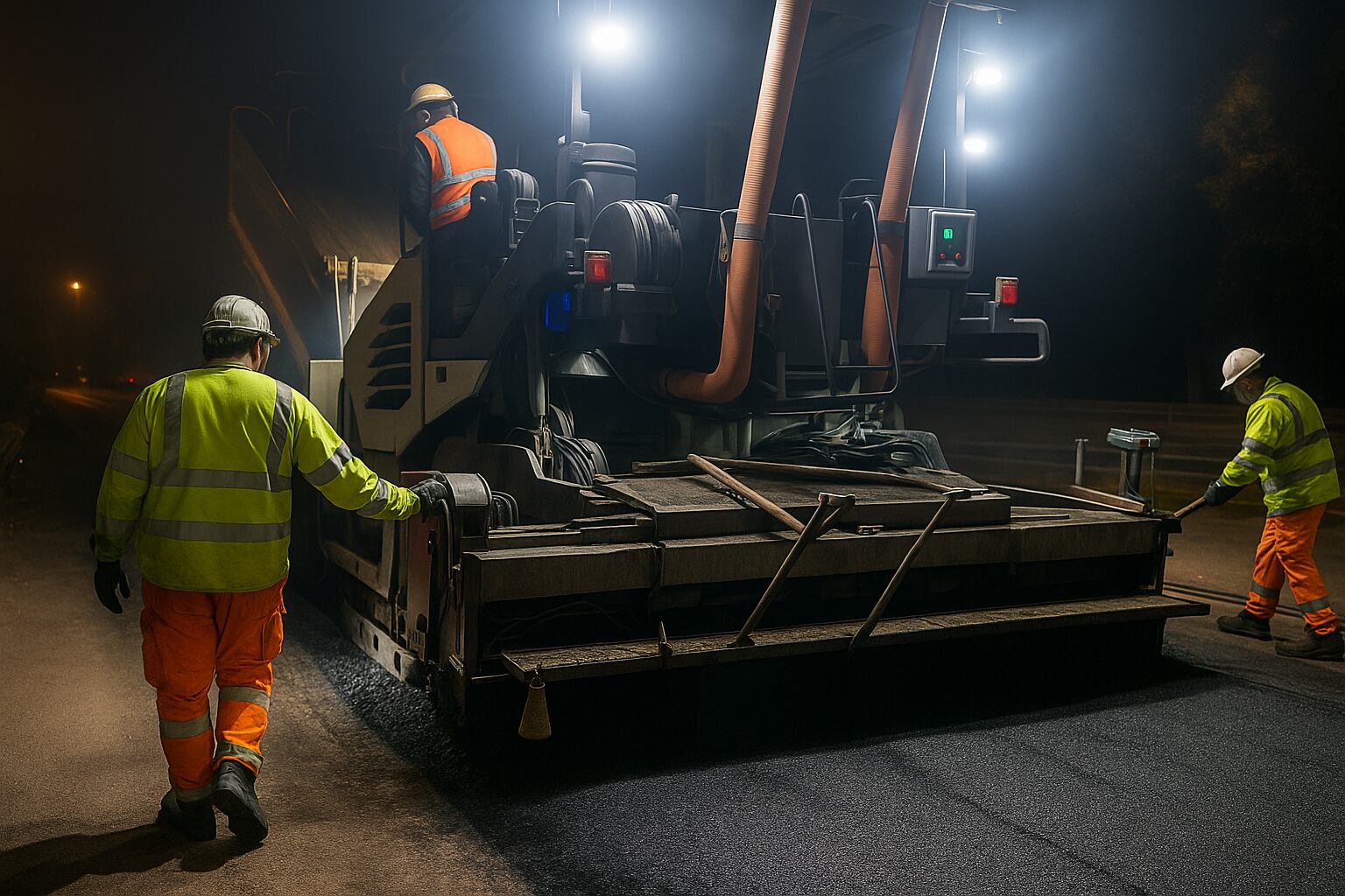 Essex, Reino Unido, se llevó a cabo una comparación real entre asfalto convencional y mezclas reforzadas con grafeno, arrojando datos que podrían marcar un antes y un después en la forma de construir carreteras (Imagen Ilustrativa Infobae)