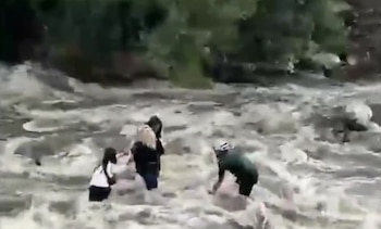 Imágenes en redes sociales mostraron