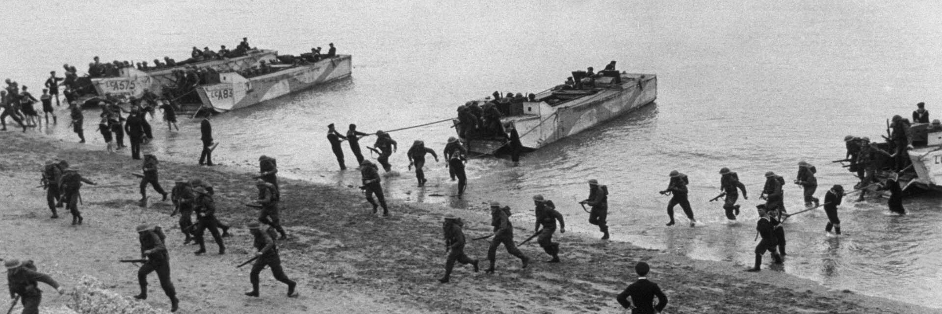 La batalla de Normandía, llamada en clave operación Overlord, fue la operación militar efectuada por los Aliados durante la Segunda Guerra Mundial que culminó con la liberación de los territorios de Europa occidental ocupados por la Alemania nazi. ( Getty Images)