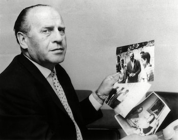 Oskar Schindler en 1963