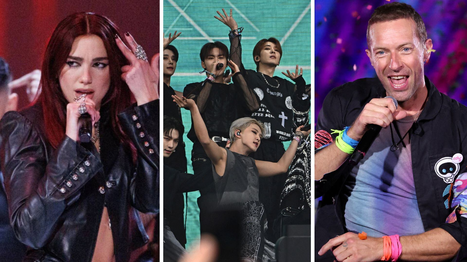 Glastonbury 2024 - Dua Lipa, Seventeen, Coldplay