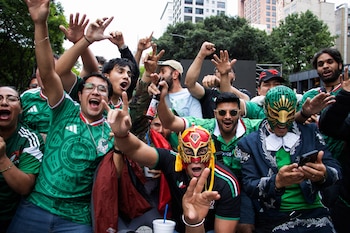Todas las sedes se han visto llenas por parte de los fanáticos. (EFE/ Tomás Pérez)