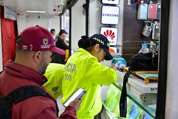 Los dispositivos decomisados quedaron bajo