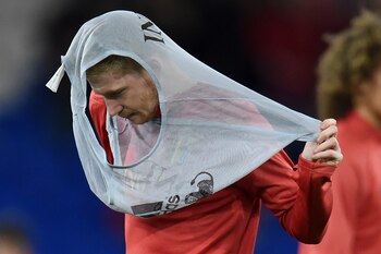 Kevin De Bruyne, en una