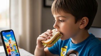 ¿Tus hijos comen viendo pantallas? Nutricionista explica por qué este hábito afecta su alimentación