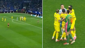 Provocación y botellazo desde la