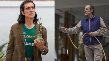 Varoni interpretó a Pedro Coral Tavera en una escena de 'El Encargado', protagonizada por Guillermo Francella - crédito Disney +