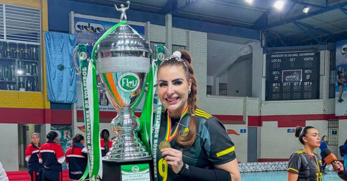 Fernanda Tomé se coronó campeona con San Martín en Bolivia: brasileña sigue brillando tras dejar la Liga Peruana de Vóley