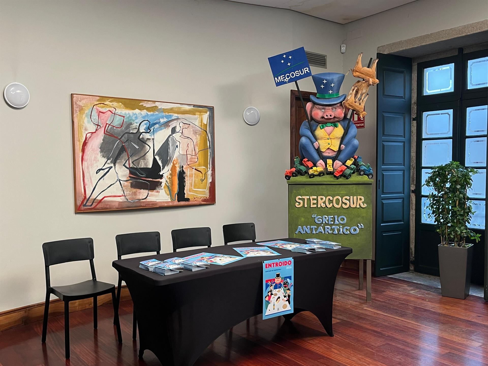 Las protestas por Mercosur inspiran el meco del ‘Entroido’ de Santiago, que contará con festejos desde este sábado