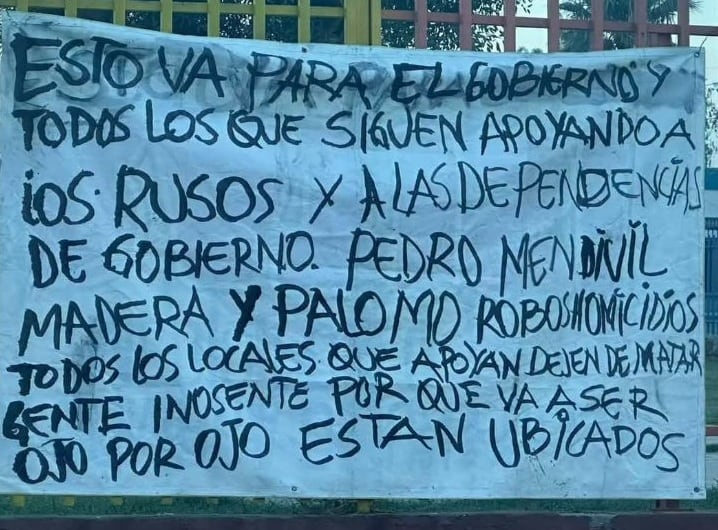 Amenazan con narcomanta al gobierno en Mexicali, advierten que Los Rusos son apoyados por dependencias