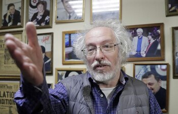 FOTO DE ARCHIVO: El editor jefe de la emisora de radio rusa Ekho Moskvy (Eco de Moscú), Alexei Venediktov, en Moscú, Rusia, el 23 de octubre de 2017. REUTERS/Tatyana Makeyeva