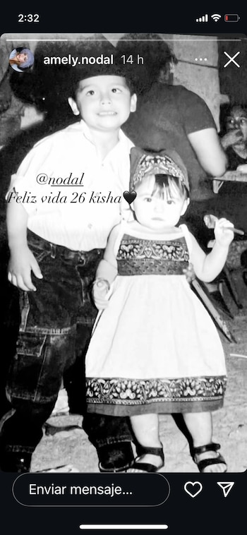 Así lucía Nodal cuando era