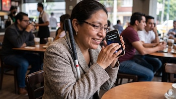Cómo la IA está ayudando a diseñar apps bancarias más accesibles para personas con discapacidad visual