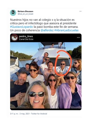 Al infectólogo lo acusaron en