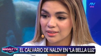 Naldy Saldaña se quiebra al recordar su salida de La Bella Luz: "Sentí que no tenía su apoyo". Captura: Magaly TV La Firme.