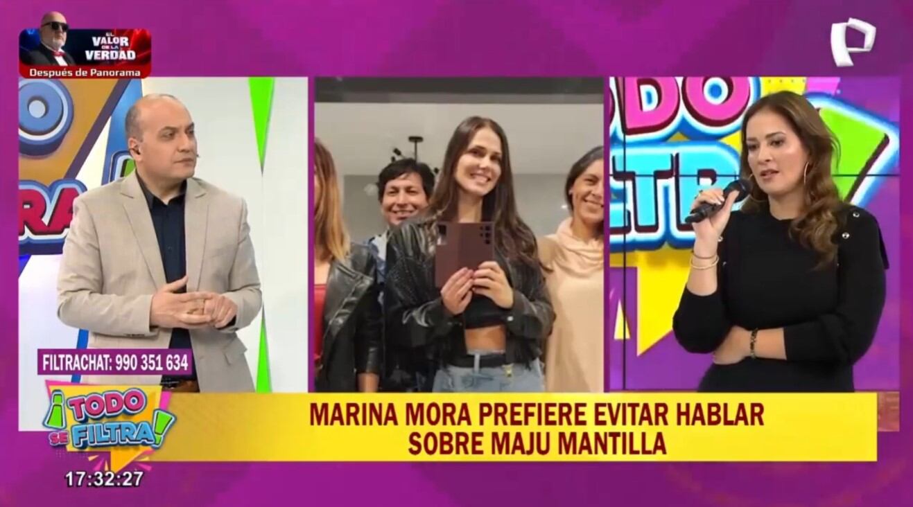 Escándalo Maju Mantilla: Metiche asegura que Gustavo Salcedo quiso exponer chats a la TV. Infobae Perú / Captura TV - Panamericana TV