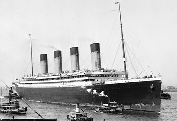 El Olympic llegando a Nueva