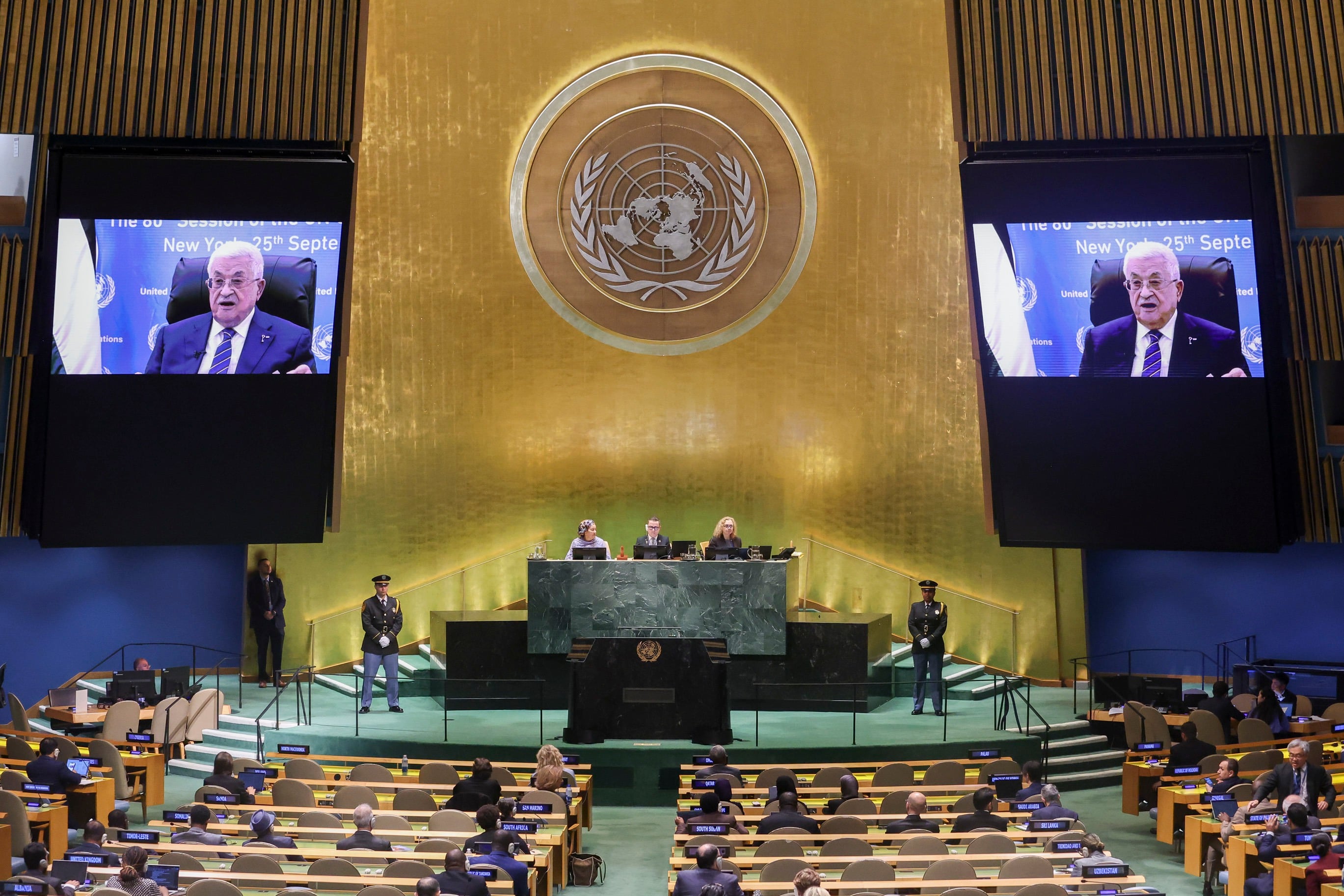 Perú buscará reforzar la cooperación internacional contra redes criminales en el encuentro regional convocado por Chile en el contexto de la Asamblea General de la ONU. EFE/Sarah Yenesel