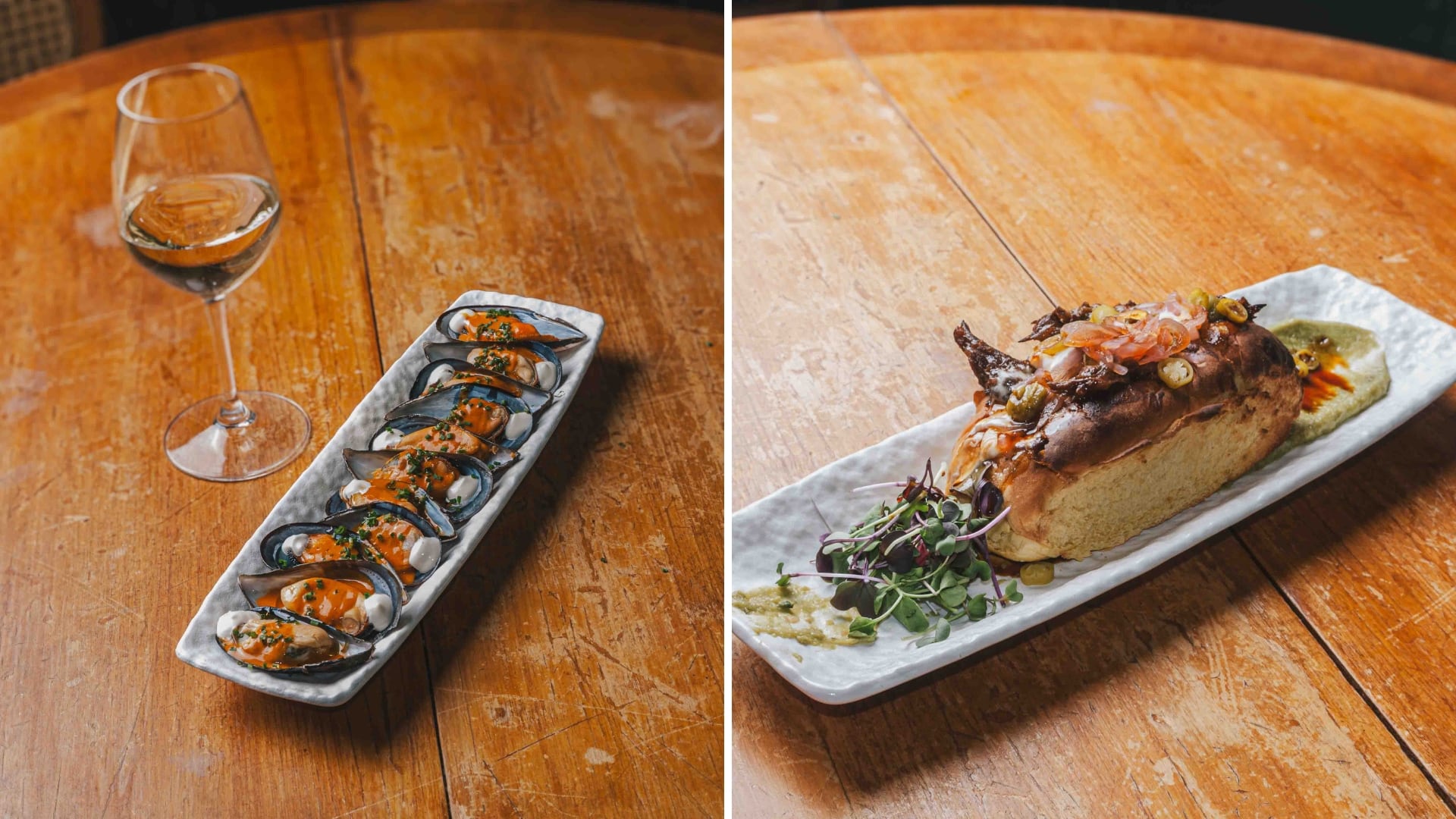 Mejillones y brioche del bar La Recortá (Cedidas)