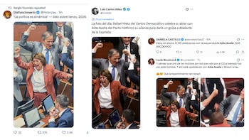 Reacciones en redes por la foto de Rafael Nieto celebrando cerca de Aida Avella - crédito X