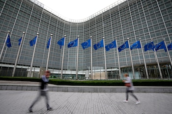 La sede de la Unión Europea en Bruselas, el 20 de septiembre del 2023. (AP foto/Virginia Mayo)