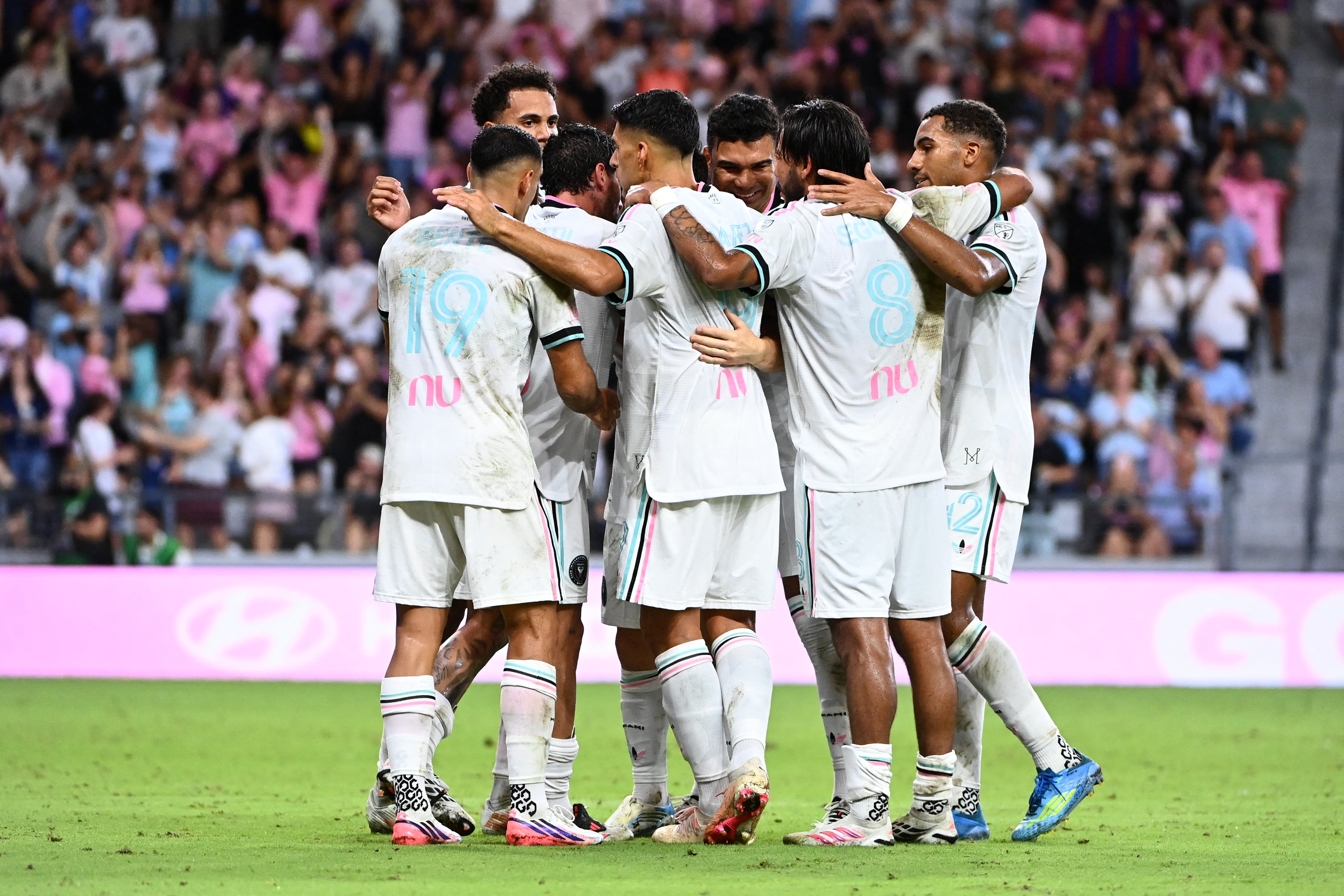 El mediocampista paraguayo debutó con el Inter Miami en el empate ante Nashville (Photo by JC Ruiz / GETTY IMAGES NORTH AMERICA / Getty Images via AFP)