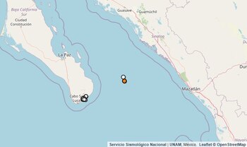 Temblor reportado en Baja California