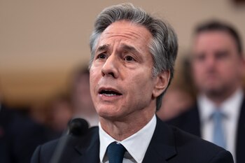 El secretario de Estado Antony Blinken. (AP foto/J. Scott Applewhite)