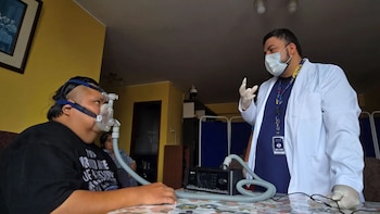 Tras meses de tratamiento, Luis