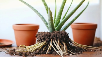 Colocar sábila en áreas específicas