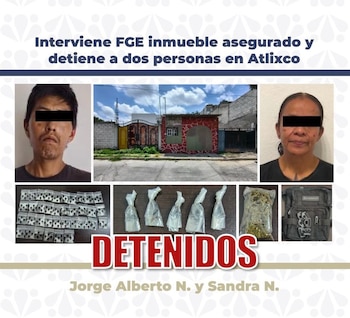 Narcomenudistas Puebla detenidos