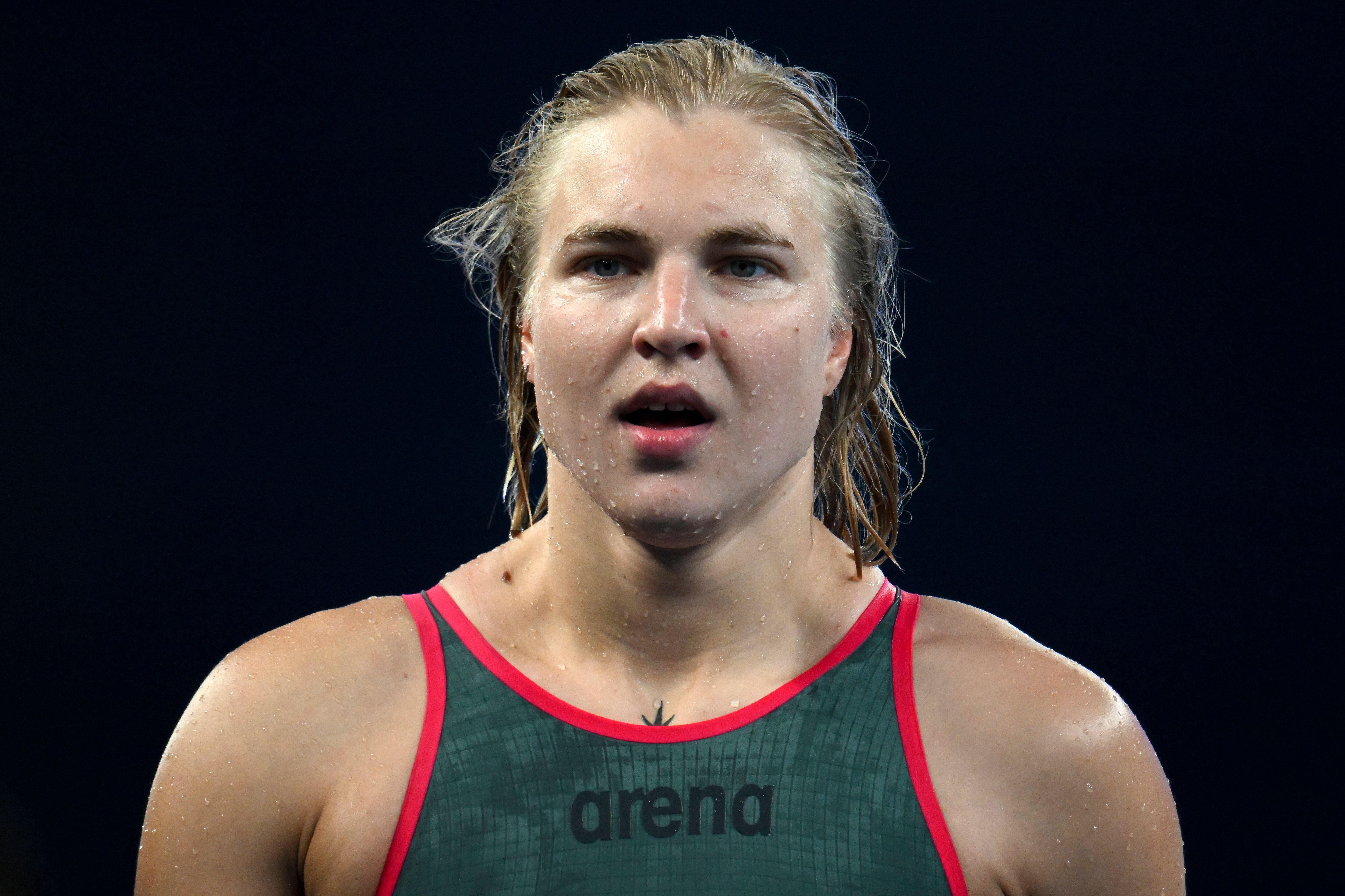 Ruta Meilutyte, en una competencia en 2024 (Insidefoto di andrea staccioli/Alamy Live News)