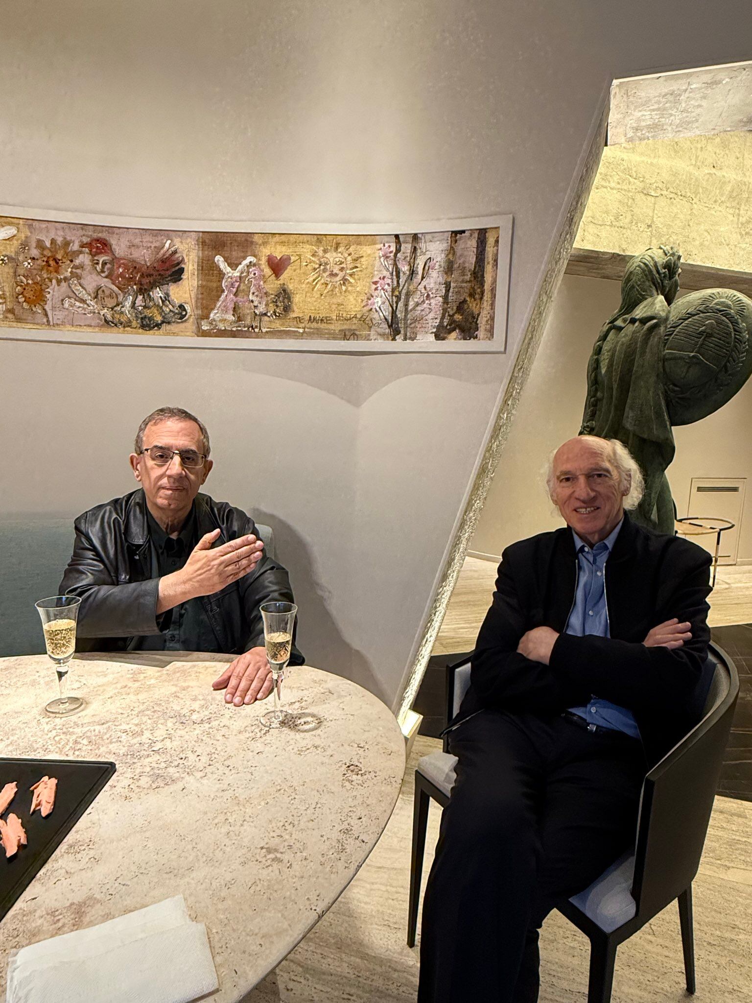 El encuentro entre Carlos Maslatón y Carlos Bianchi (@CarlosMaslaton)