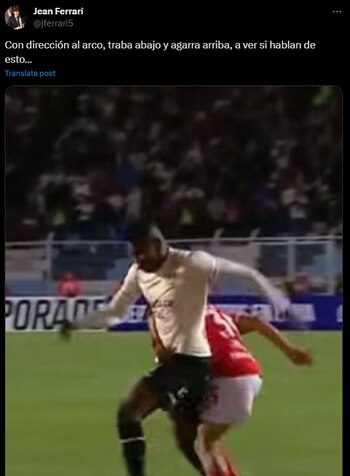 Jean Ferrari hizo polémico tweet