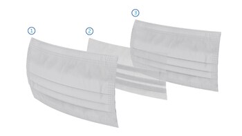 El barbijo es descartable, cuenta