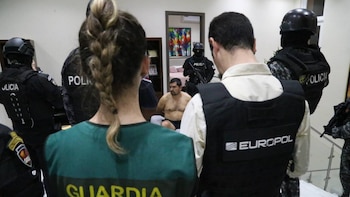 Jackson Felipe Zambrano, detenido en Ecuador (@DanielNoboaOk)