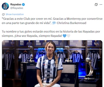 El conjunto regiomontano agradeció los años que estuvo en la institución y fue parte del crecimiento del futbol femenino en México.