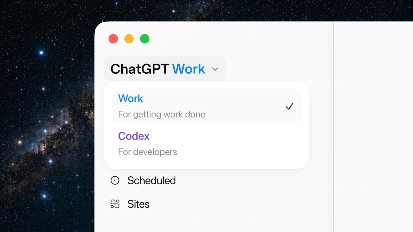 ChatGPT Work, lanzado en julio de 2026, sienta las bases para esta nueva capa de personalización. (OpenAI)