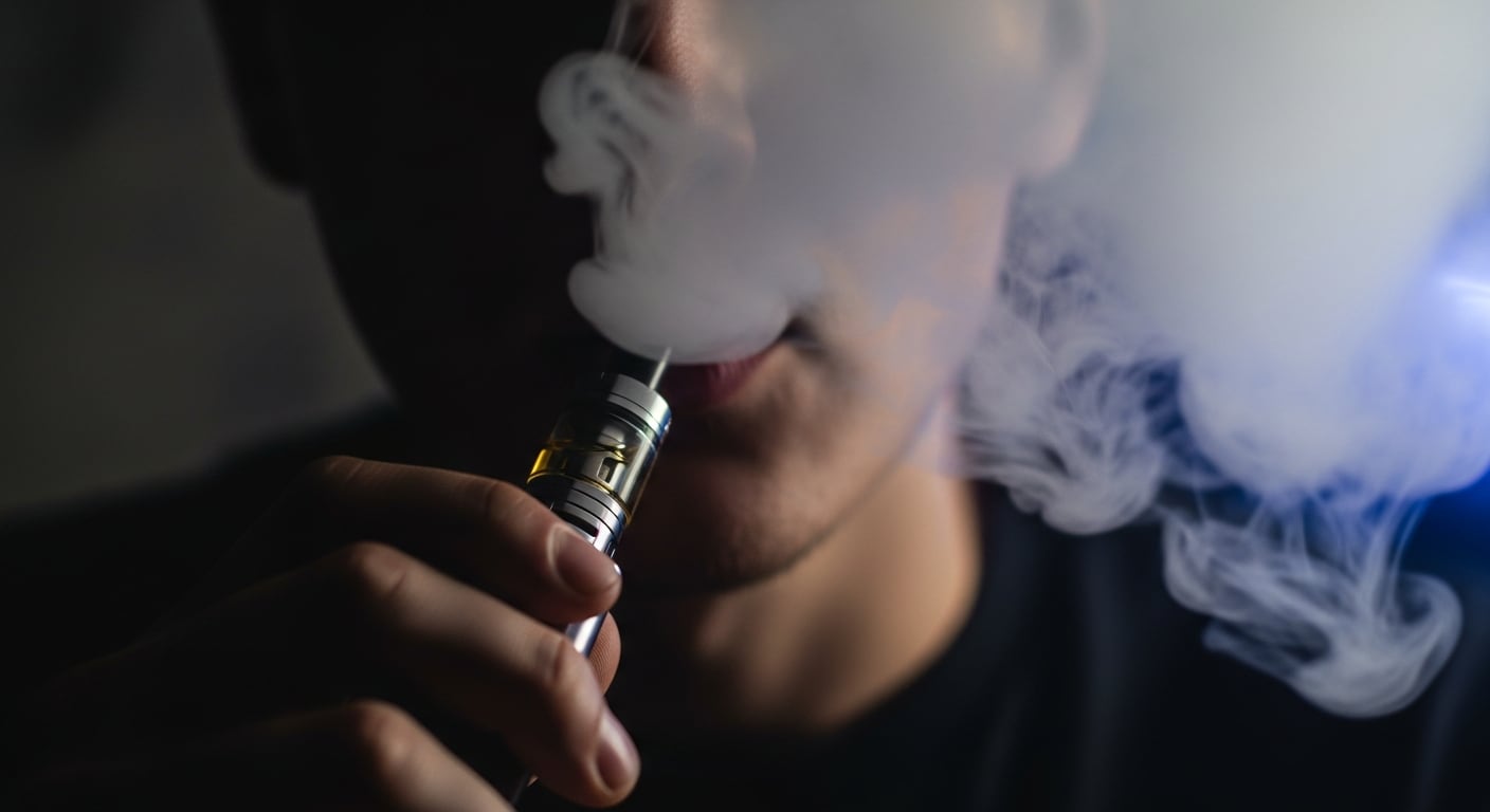 El cabildante Andrés Barrios, del Centro Democrático, denunció que hay casos en los que se han identificado a menores de nueve años usando vapeadores - crédito Visuales IA