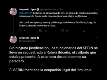 La denuncia de Leopoldo López